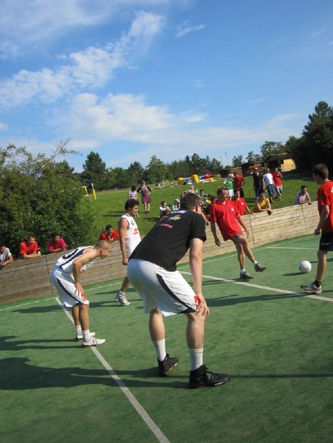 Kickoff beim Fußball-Finale
